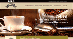 Desktop Screenshot of earthbackcoffee.com