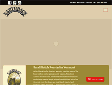 Tablet Screenshot of earthbackcoffee.com